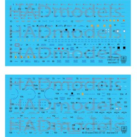 32067 MiG-29 Russian stencil double decal sheet 1:32