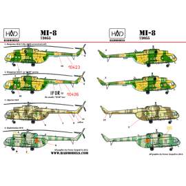 72055 Mi-8 (Hungarian 10423 IFOR, 10426, Kirgizian 05, Cambodia-19)  reprin