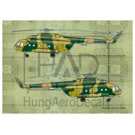 72093 Mi-17 (Hungarian 706, 707) decal sheet 1:72