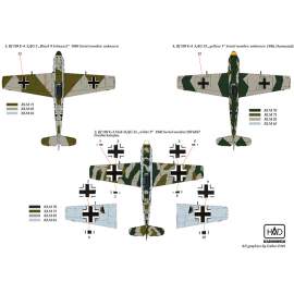 72150 Me Bf 109 E 1/3/4 decal sheet 1:72