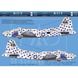 72156 B-17F Spotted Cow USAF decal sheet 1:72