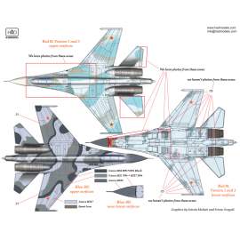 72160 Su-27 Flanker B decal sheet 1:72