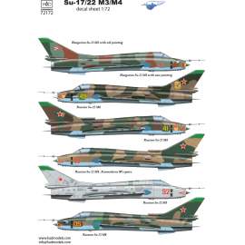 72172 Su-17 / 22 decal sheet 1:72