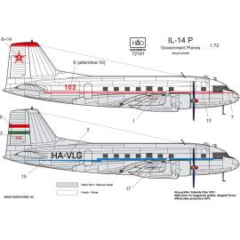 72191 IL-14 P Government Plane decal sheet 1:72