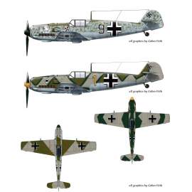 32052 Messerschmitt Bf 109 E-4 decal sheet 1:32