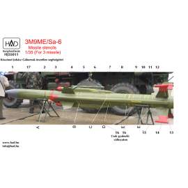 035011 3M9ME/Sa-6 Missiles stencils  decal sheet 1_35