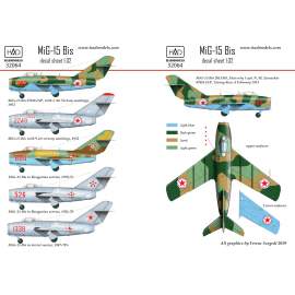 32064 MiG-15 bis decal sheet 1:32