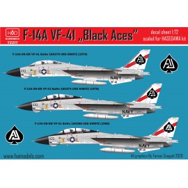 72217 F-14A ”Black Aces” USS NIMITZ matrica 1:72
