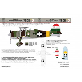 72228 CR-42 Royal Hungarian Air Force ”V.202” decal sheet 1:72