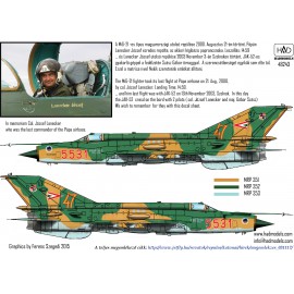 48243 MiG-21 Bis 5531 HUNAF  decal sheet 1:48