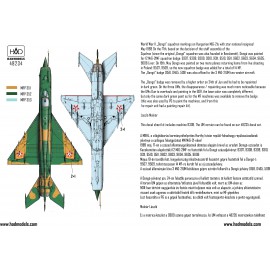 48234 MiG-21 MF HUNAF 9309 Dongó Squadron decal sheet 1:48