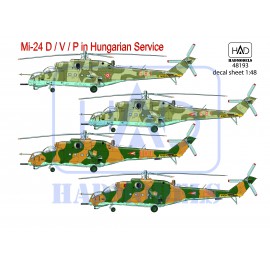 48193 Mi-24D / V / P in Hungarian Servis decal sheet 1:48