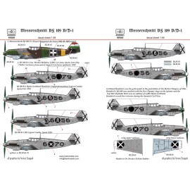 48168 Bf 109 B/D decal 1:48