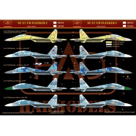 48164 Su-27 UB decal sheet 1:48