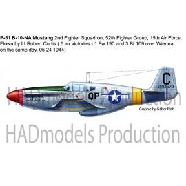 48101 P-51 B Mustang decal sheet 1:48