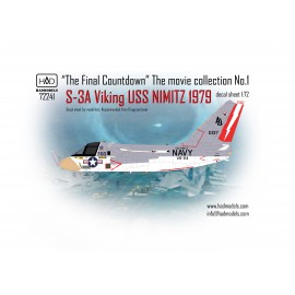 72241  S-3A Viking ”The Final Countdown” collection decal sheet 1:72