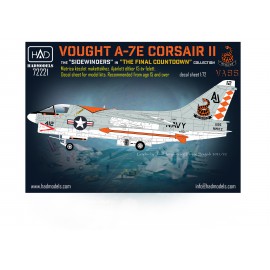 72221 A-7E Corsair VA-86 ”Sidewinders” in ”The final countdown” decal sheet collection 1:72