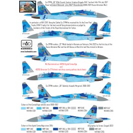 48257 Ukrainian Su-27 P1M (Flanker B) decal sheet 1:48