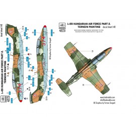 48231 L-29 Hungarian Air Force Part 2. decal sheet 1:48
