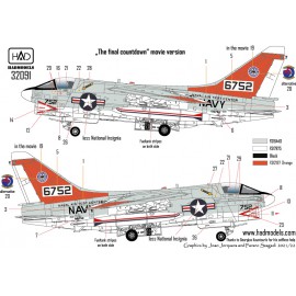 32091 A-7E US NAVAL Air Test Center ” The final Copuntdown” decal sheet 1:32
