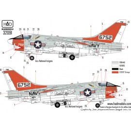 32091 A-7E US NAVAL Air Test Center ” The final Copuntdown” decal sheet 1:32