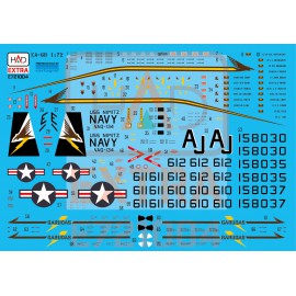 E721004 EA-6B Prowler VAQ-134 ”GARUDAS” in the ”Final Countdown” decal sheet 1:72