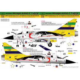 48261  Mirage 2000C ”40th anniversary of 1st Air Defence Group” decal sheet 1:48