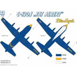 72269 C-130J Hercules ”Fat Albert” decal sheet 1:72