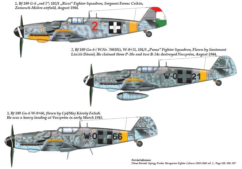 48175 Messerschmitt Bf 109 G-6 decal sheet 1:48