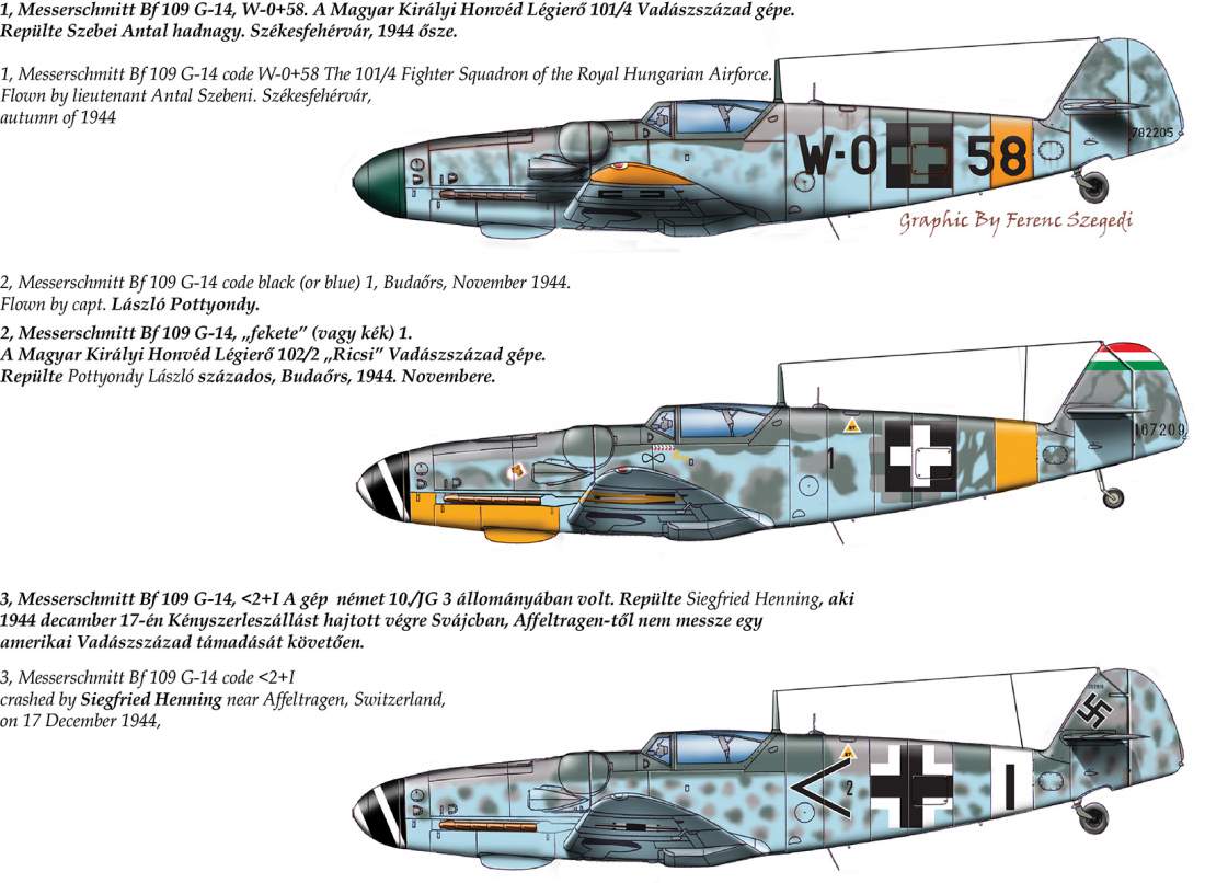 48174 Messerschmitt Bf 109 G-14decal sheet 1:48