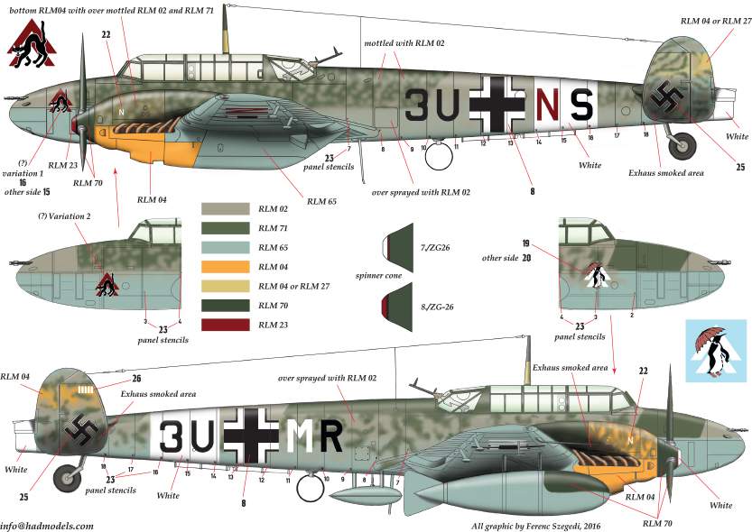 48154 Bf 110 D-3/E-2